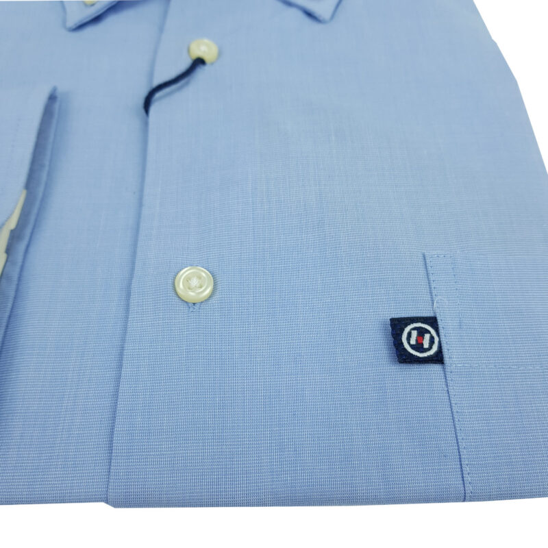 Camicia stampata Henderson uomo grande LM Orange