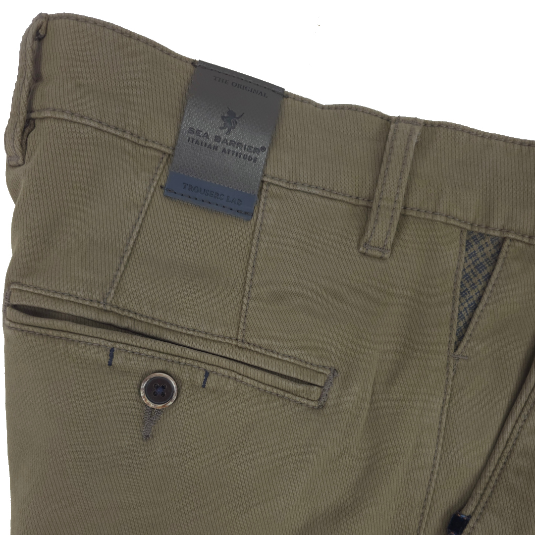 Pantaloni uomo eleganti slim fit elasticizzati tasca america 48 50 52 54 56 58 - immagine 6