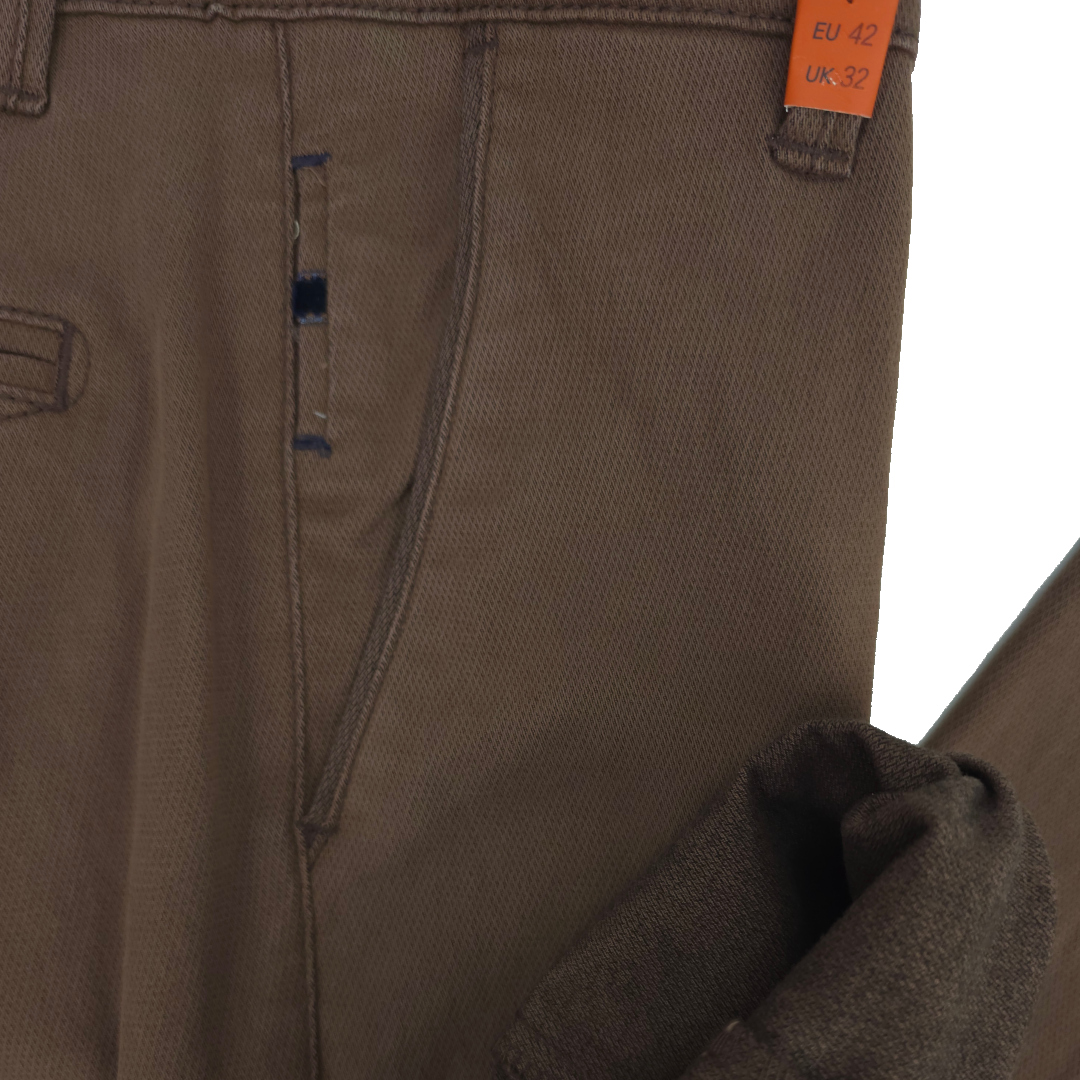Pantaloni uomo eleganti classico invernali sea barrier vita alta elasticizzati - immagine 4