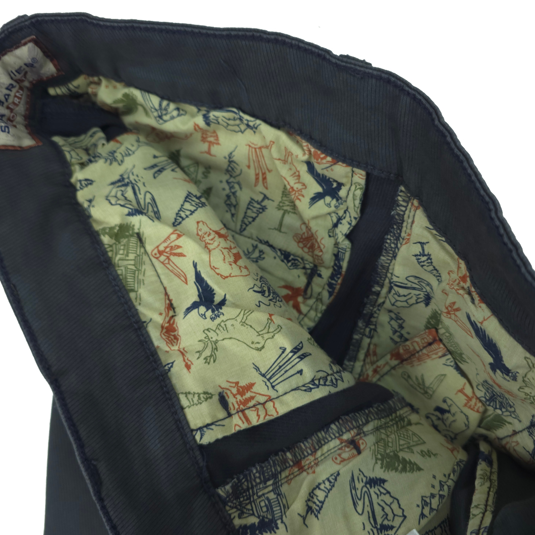 Pantaloni uomo eleganti classico invernali sea barrier vita alta elasticizzati - immagine 10