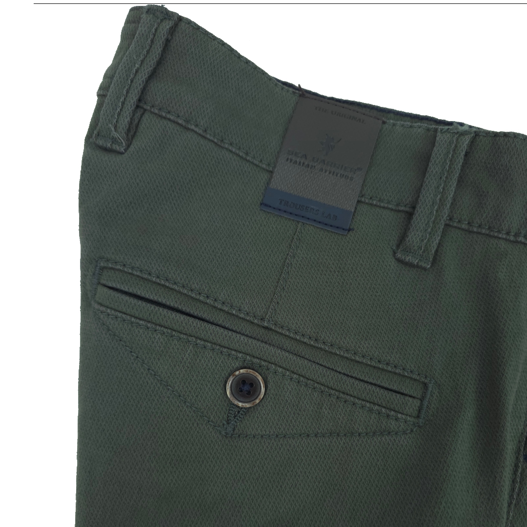 Pantaloni uomo eleganti classico invernali sea barrier vita alta elasticizzati - immagine 11