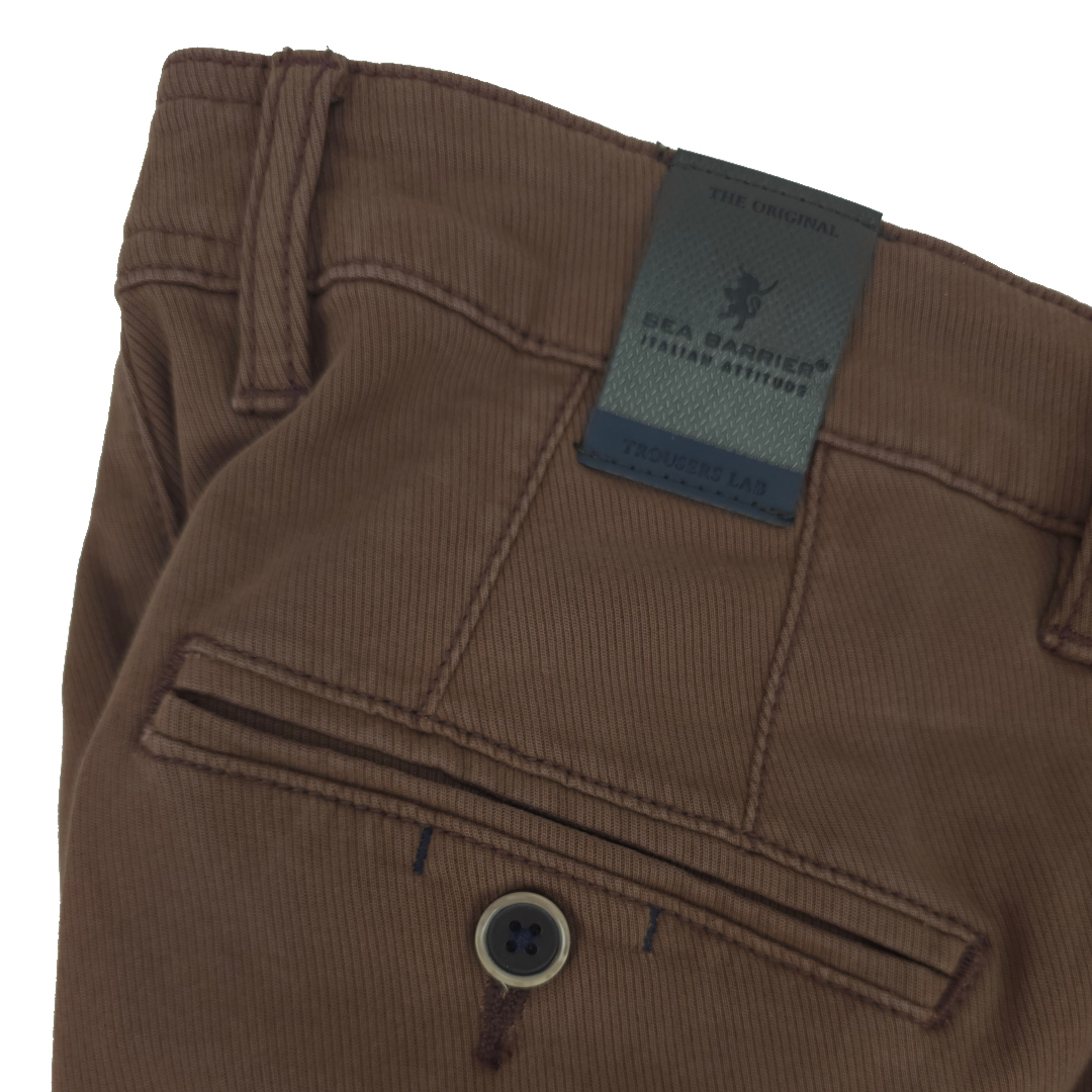 Pantaloni uomo eleganti slim fit elasticizzati tasca america 48 50 52 54 56 58 - immagine 14