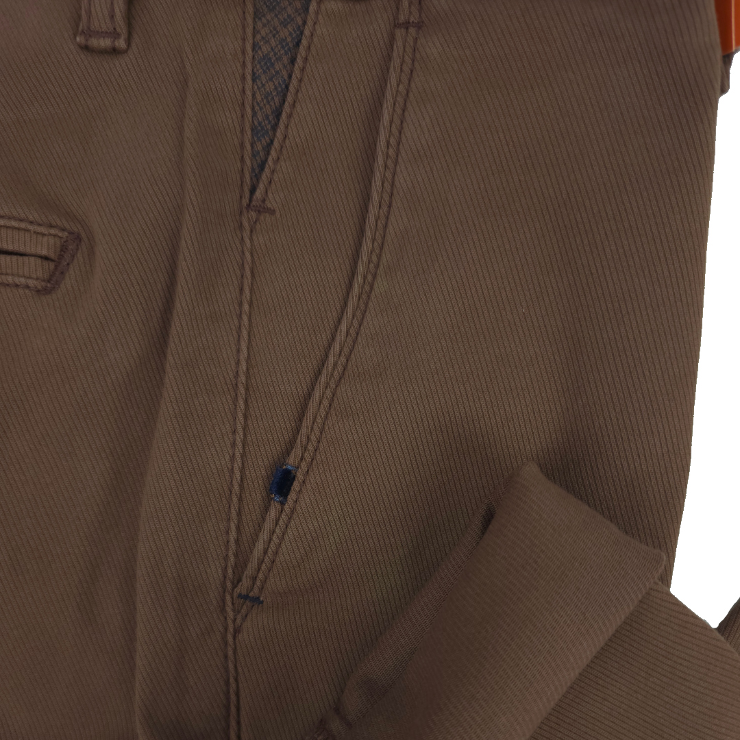Pantaloni uomo eleganti slim fit elasticizzati tasca america 48 50 52 54 56 58 - immagine 15