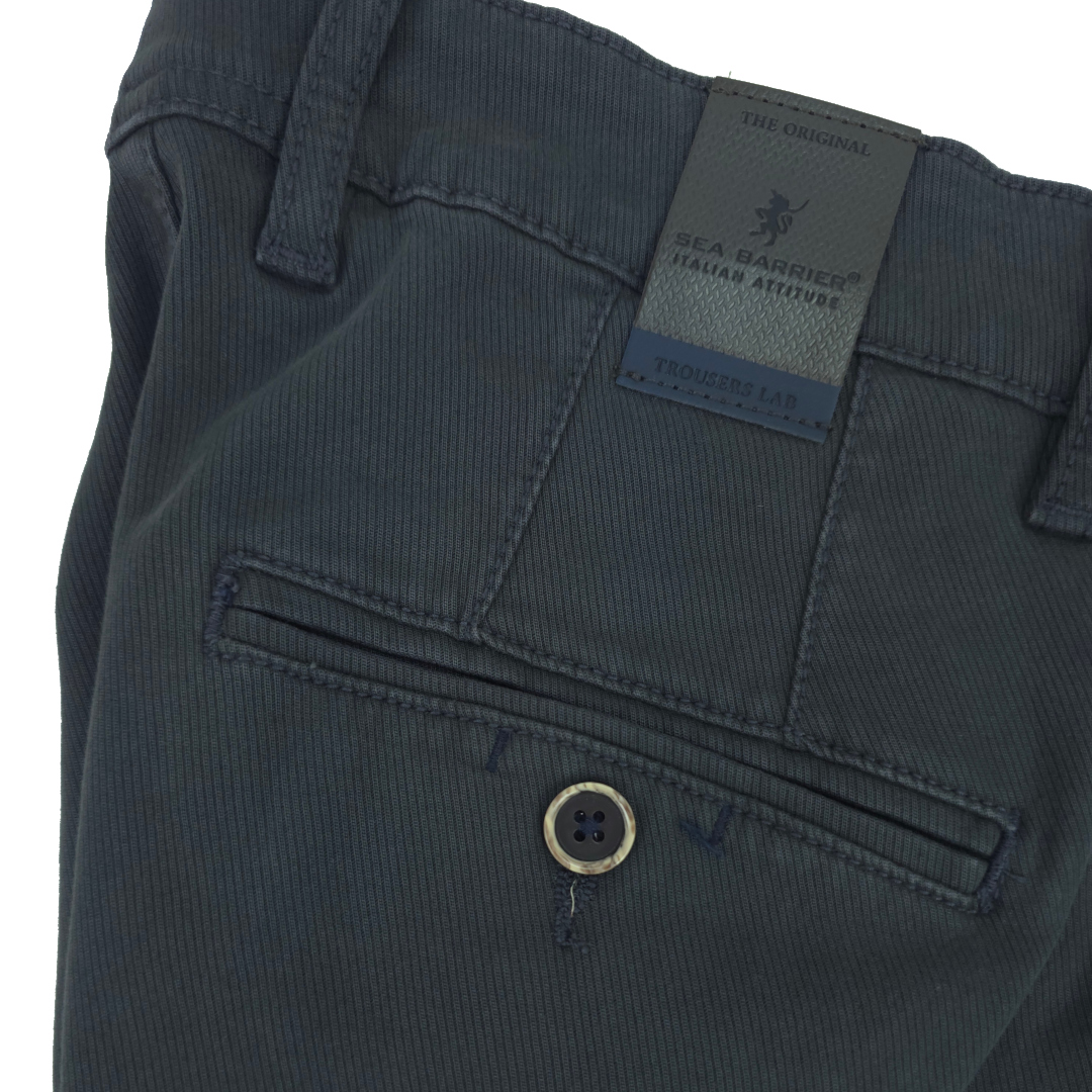 Pantaloni uomo eleganti slim fit elasticizzati tasca america 48 50 52 54 56 58 - immagine 18