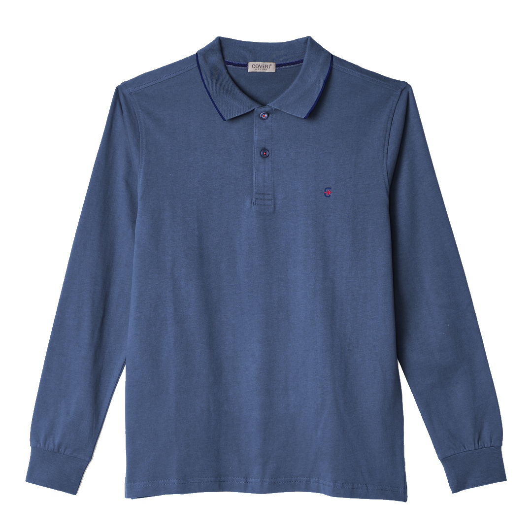 Polo Uomo Caldo Cotone Invernale Manica Lunga Taglie Forti Coveri 3XL 4XL 5XL 6X - immagine 17