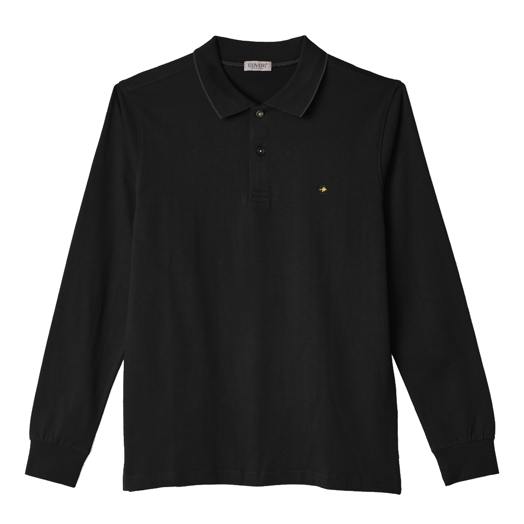 Polo Uomo Caldo Cotone Invernale Manica Lunga Taglie Forti Coveri 3XL 4XL 5XL 6X - immagine 20