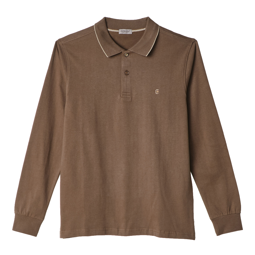 Polo Uomo Caldo Cotone Invernale Manica Lunga Taglie Forti Coveri 3XL 4XL 5XL 6X - immagine 26