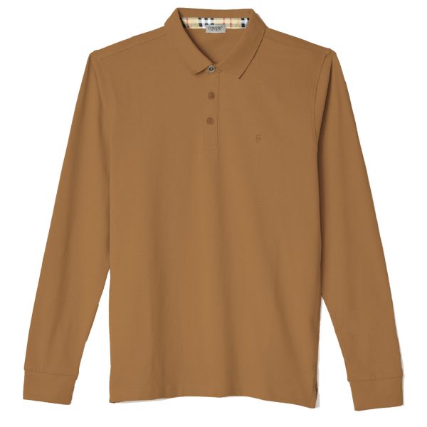 Polo Uomo Manica Lunga Sportiva Caldo Cotone Felpato Invernale COVERI M L XL XXL