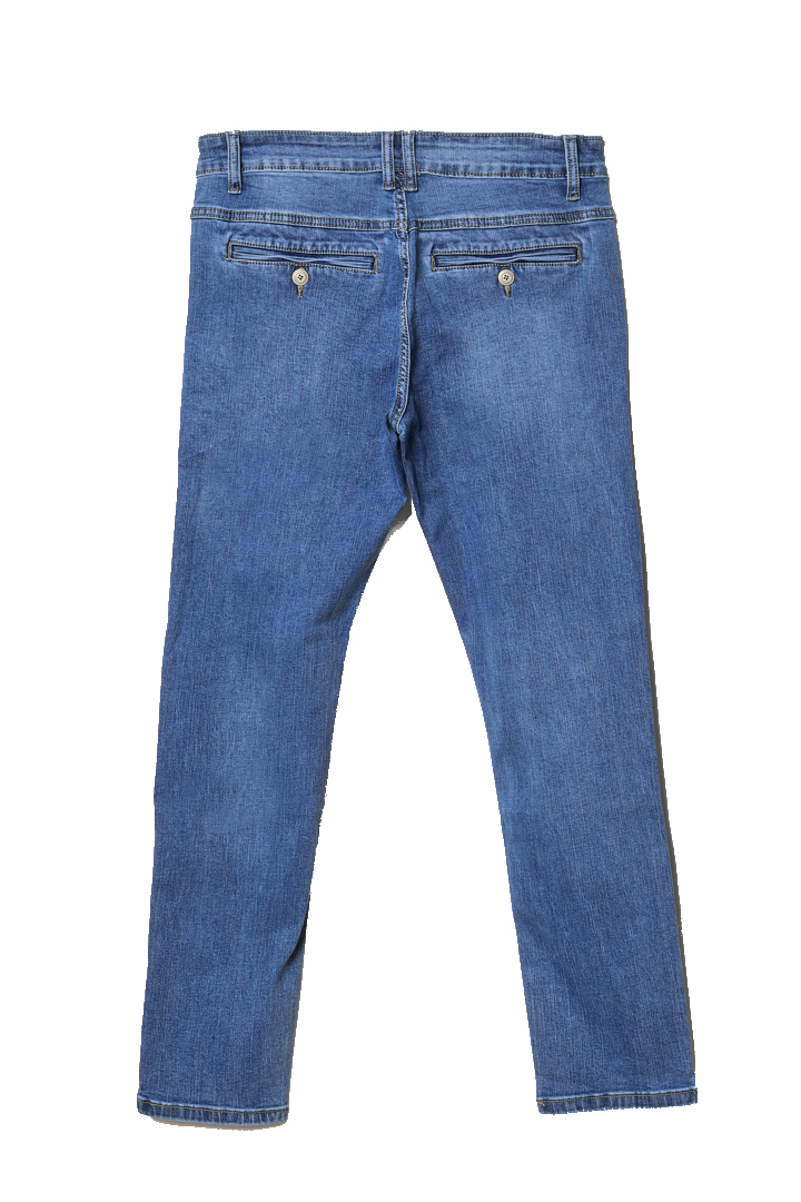 Jeans Uomo Slim Fit Elasticizzati 5 Tasche Slavati Taschino 46 48 50 52 54 56 - immagine 8