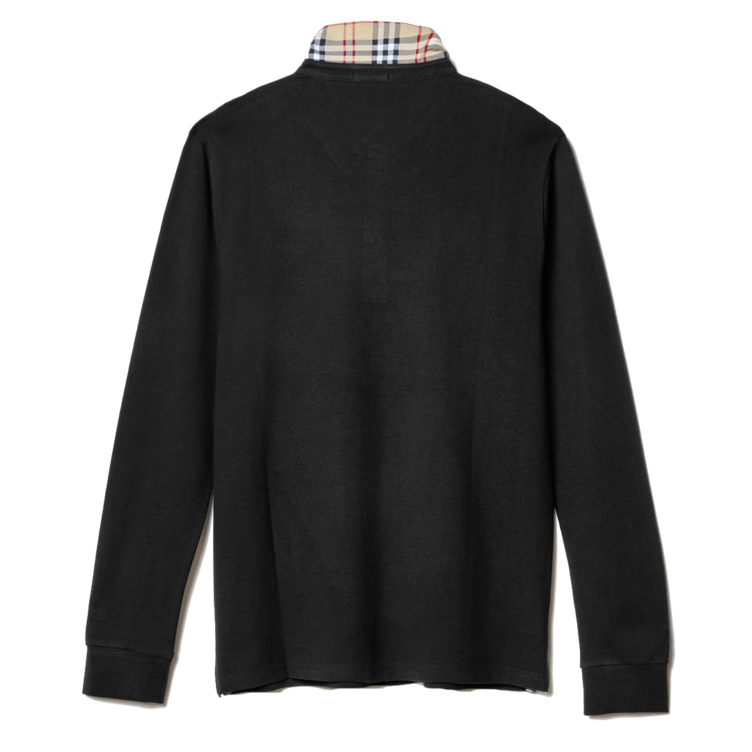 Polo Uomo Manica Lunga 100% Cotone Leggero Oversize Taglia Forte 3XL 4XL 5XL 6XL - immagine 10