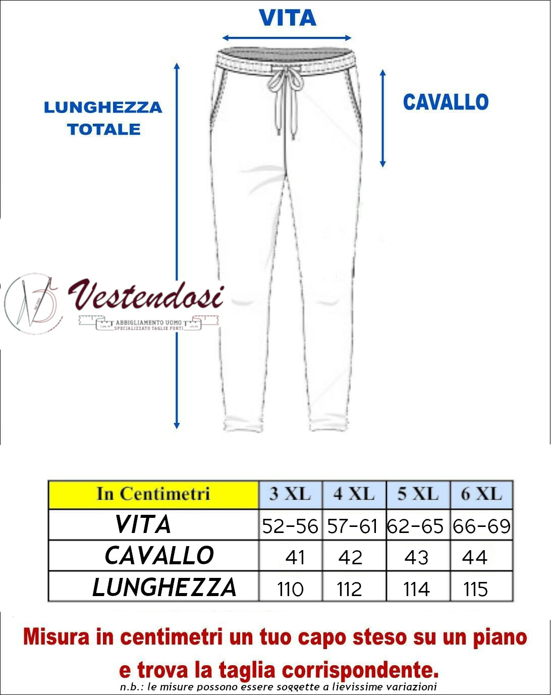 Pantaloni Tuta Uomo con Polsini Cotone Garzato Taglie Forti COVERI 3XL 4XL 5XL 6XL - immagine 9