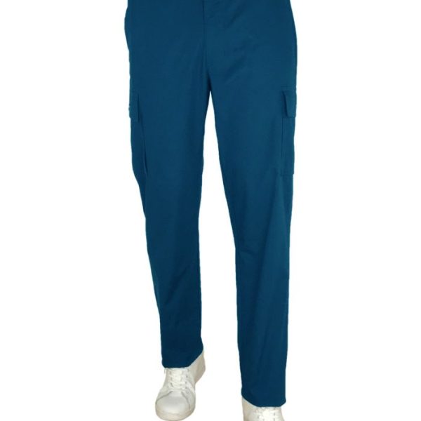 Sea Barrier Pantalone Leggero Lungo Uomo Art Isola con TASCONI Elastico Tela M L XL XXL 3XL
