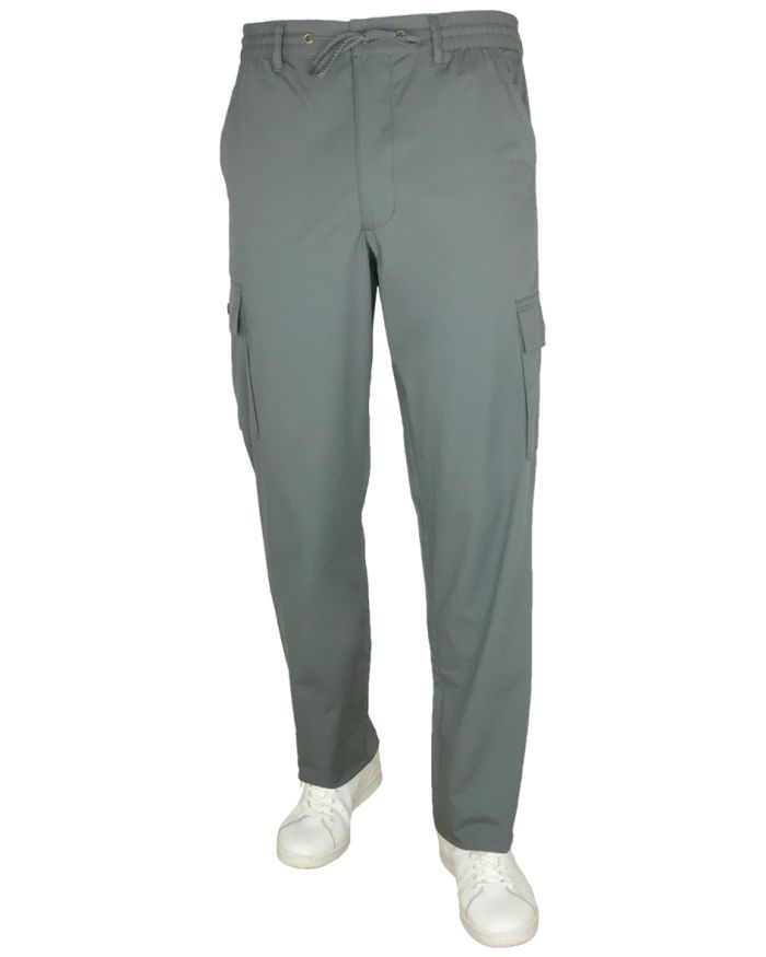 Sea Barrier Pantalone Leggero Lungo Uomo Art Isola con TASCONI Elastico Tela M L XL XXL 3XL - immagine 5