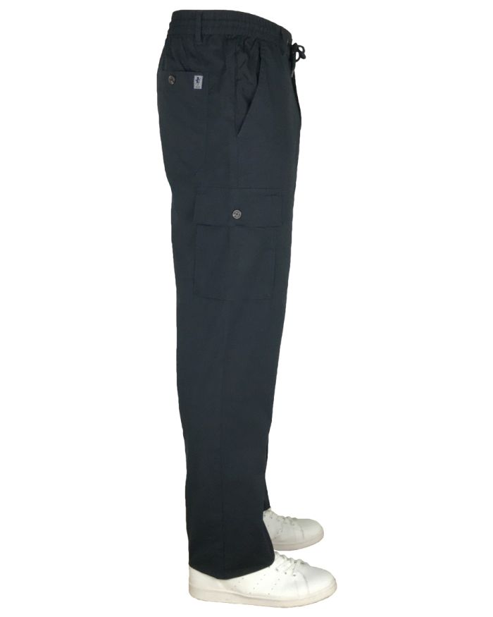 Sea Barrier Pantalone Leggero Lungo Uomo Art Isola con TASCONI Elastico Tela M L XL XXL 3XL - immagine 4