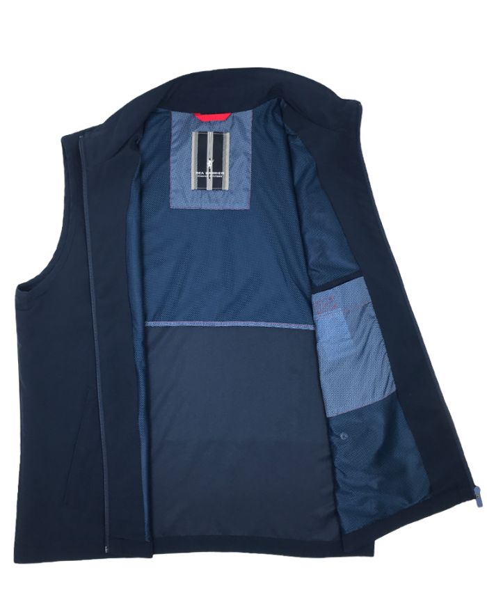 Gilet Uomo Giubbotto Senza Maniche Smanicato Blu Leggero Elegante M L XL XXL 3XL - immagine 6