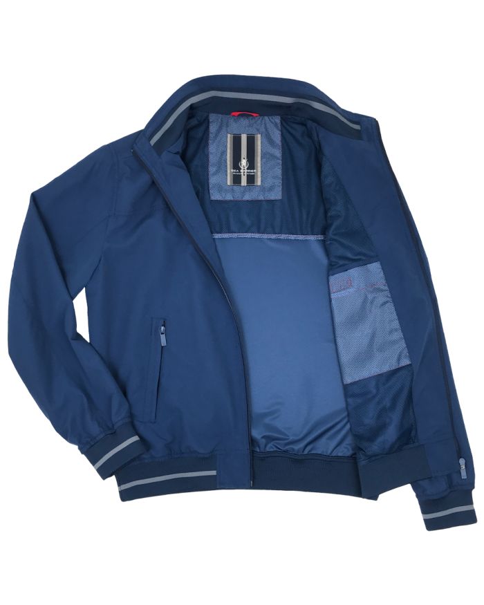 SEA BARRIER Giubbotto Uomo Leggero Sfoderato con Zip Intera M L XL XXL XXXL 4XL SARTINO - immagine 6