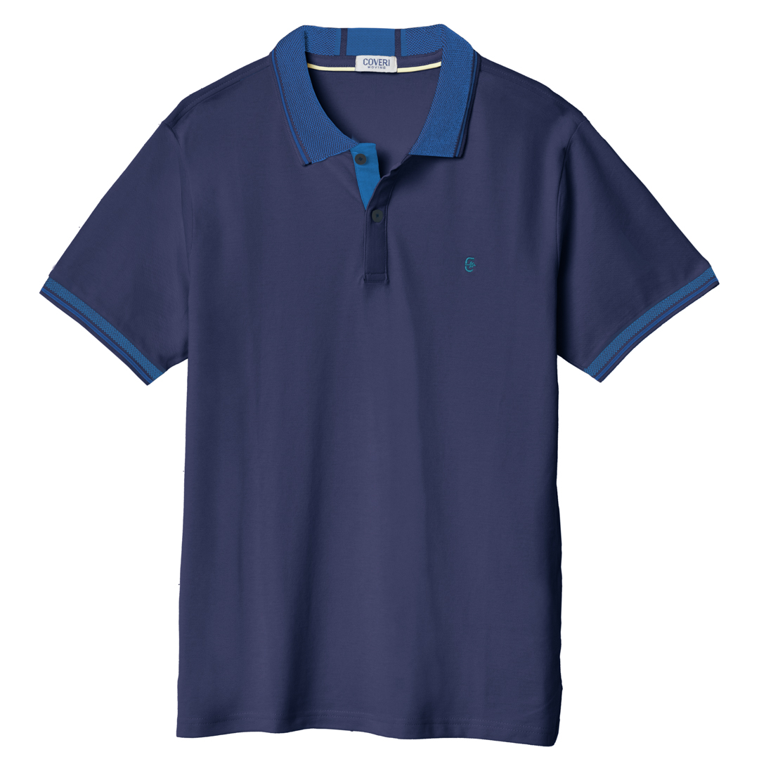 Maglia Polo Uomo con Colletto Manica Corta 100% Cotone M L XL XXL 3XL COVERI Sportiva - immagine 8