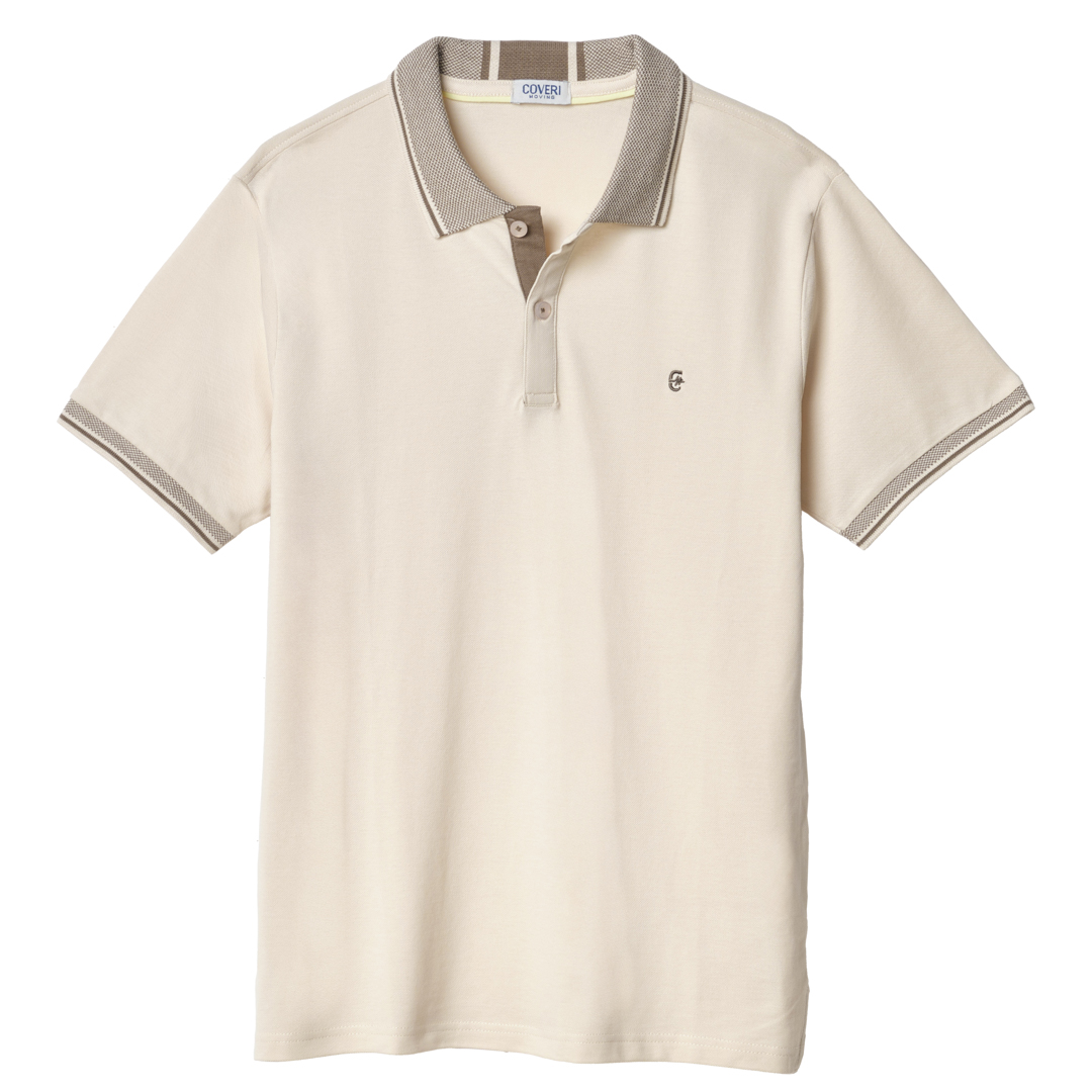 Maglia Polo Uomo con Colletto Manica Corta 100% Cotone M L XL XXL 3XL COVERI Sportiva - immagine 2