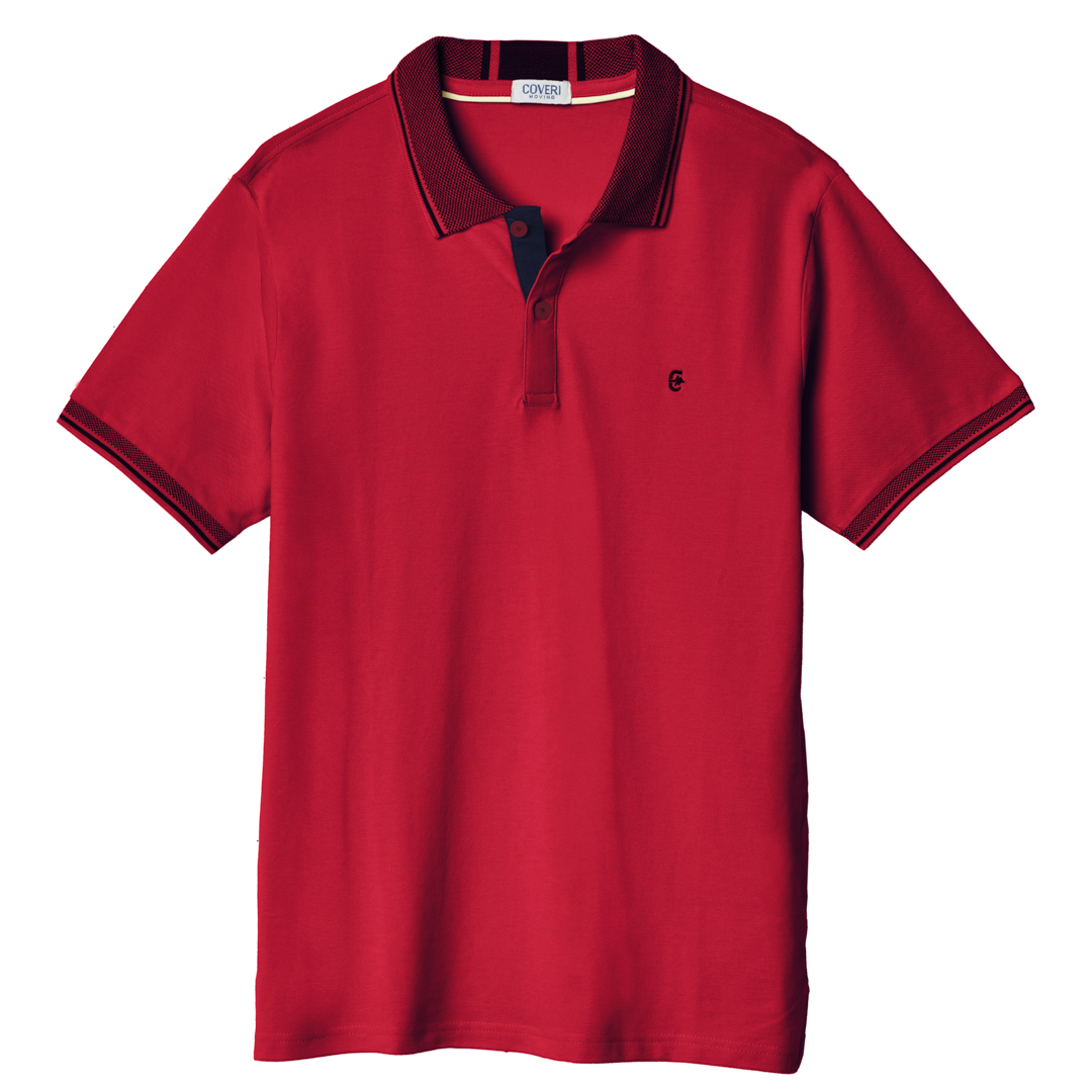 Maglia Polo Uomo con Colletto Manica Corta 100% Cotone M L XL XXL 3XL COVERI Sportiva - immagine 10