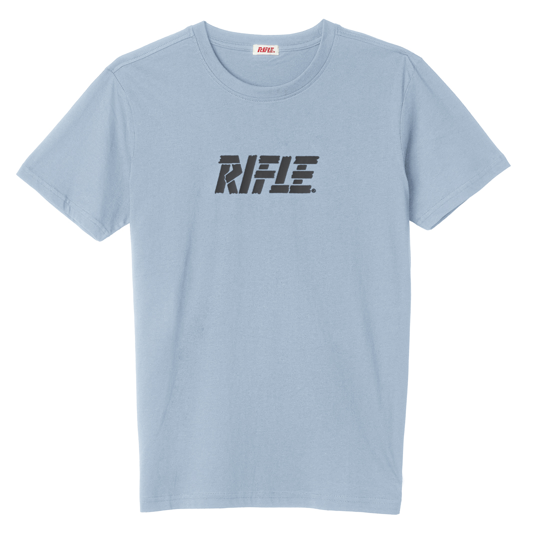 T-shirt da Uomo Manica Corta 100% Cotone Taglie Forti Leggera RIFLE 3X 4X 5X 6X