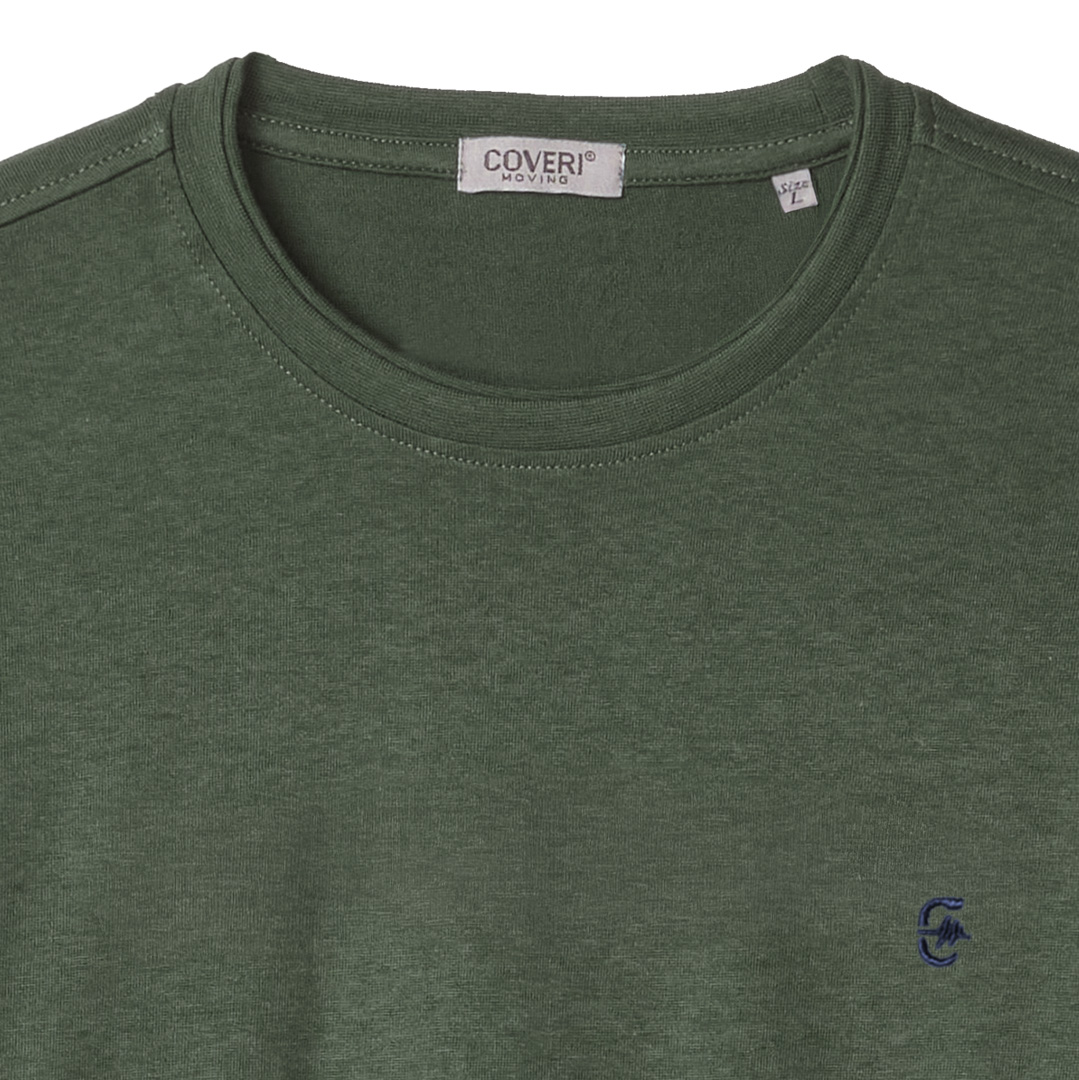 T-shirt Maglia Uomo Manica Lunga Girocollo Tinta Unita 100% Cotone M L XL XXL 3X - immagine 17