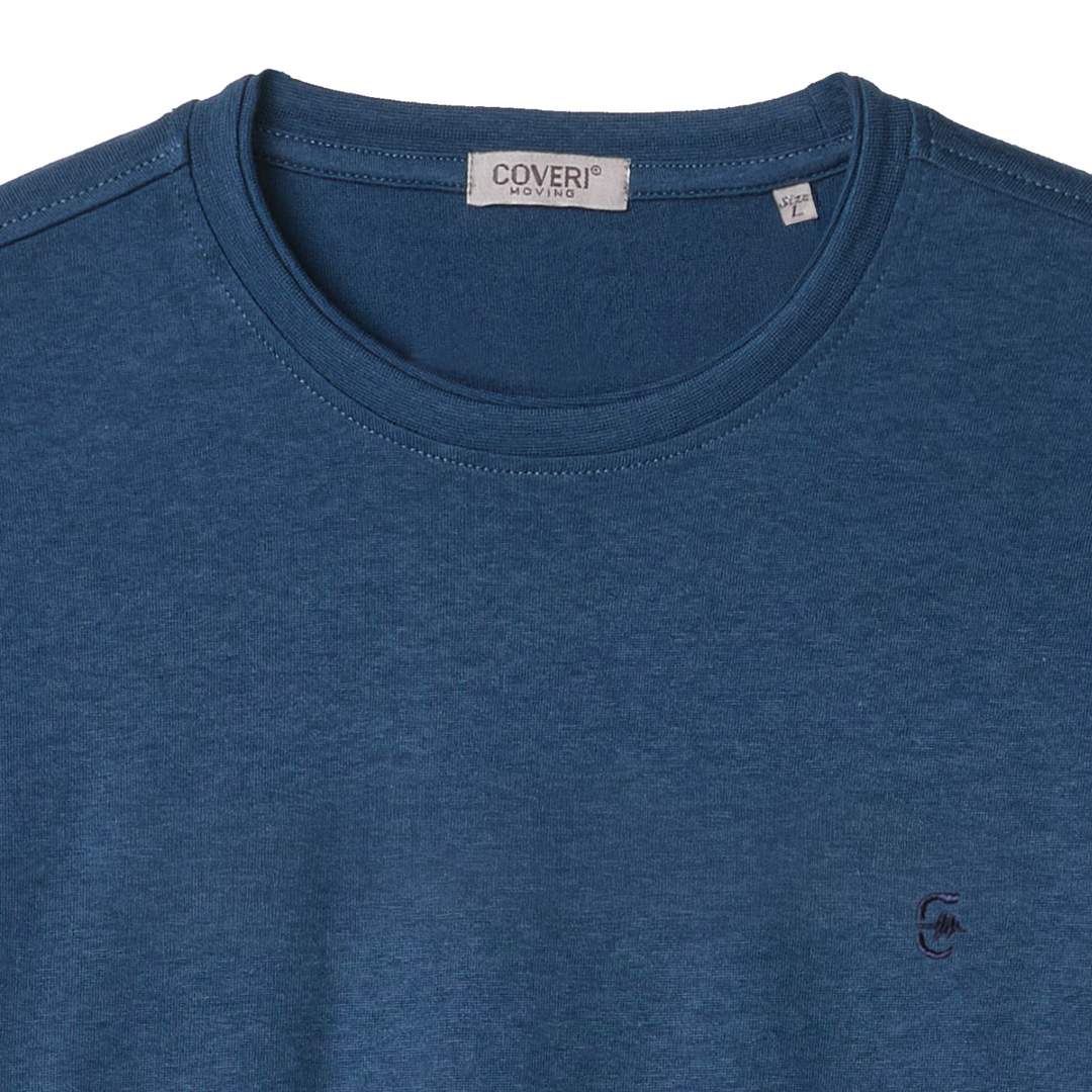 T-shirt Maglia Uomo Manica Lunga Girocollo Tinta Unita 100% Cotone M L XL XXL 3X - immagine 11