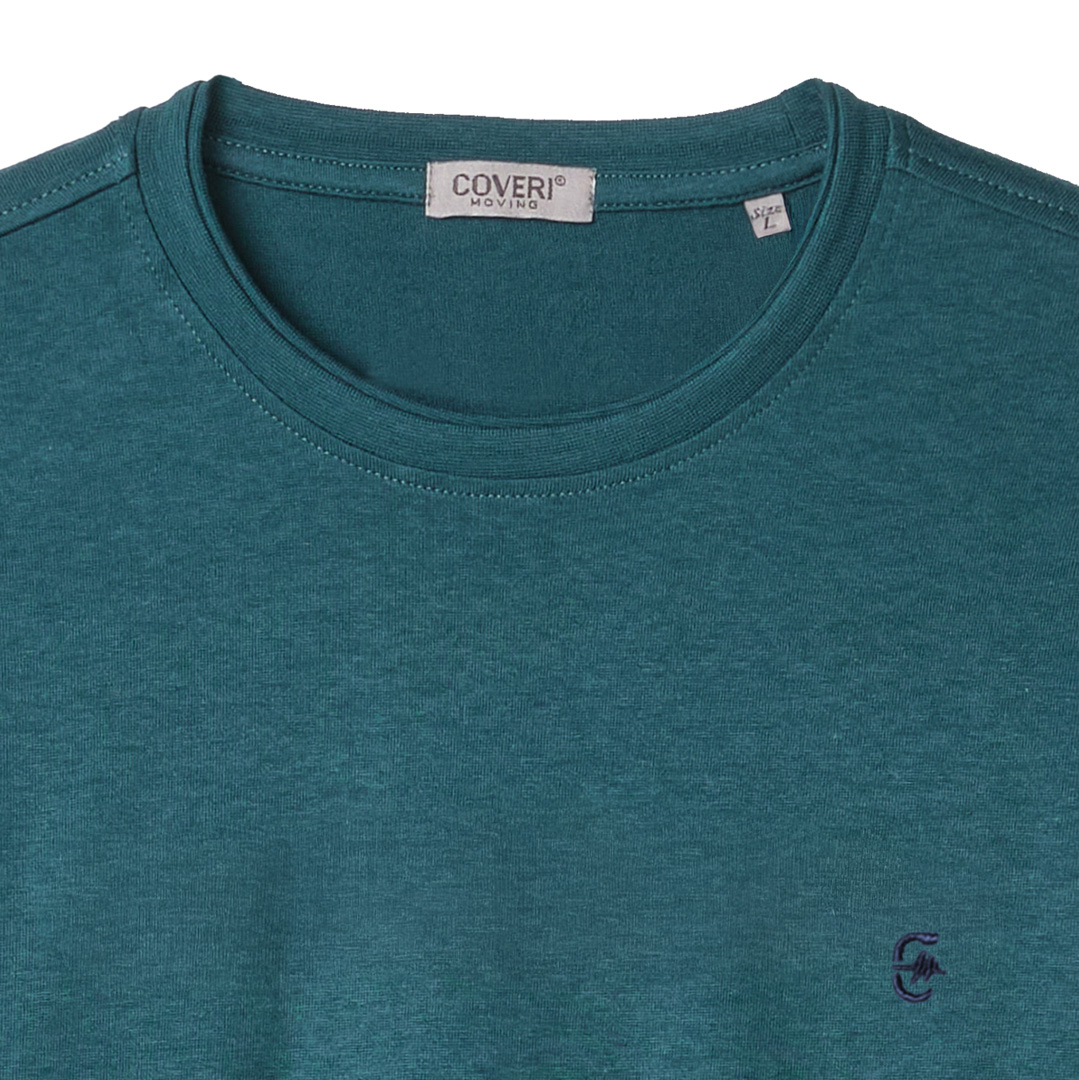 T-shirt Maglia Uomo Manica Lunga Girocollo Tinta Unita 100% Cotone M L XL XXL 3X - immagine 5